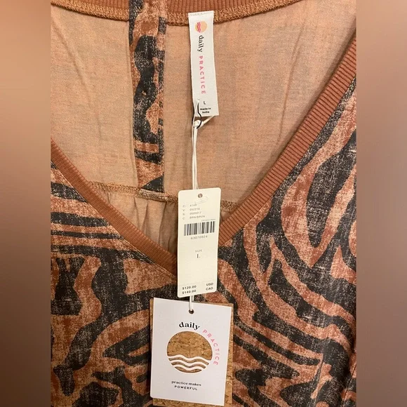 Daily Practice by Anthropologie Ruffled Mini Dress sz L NWT - Picture 4 of 10